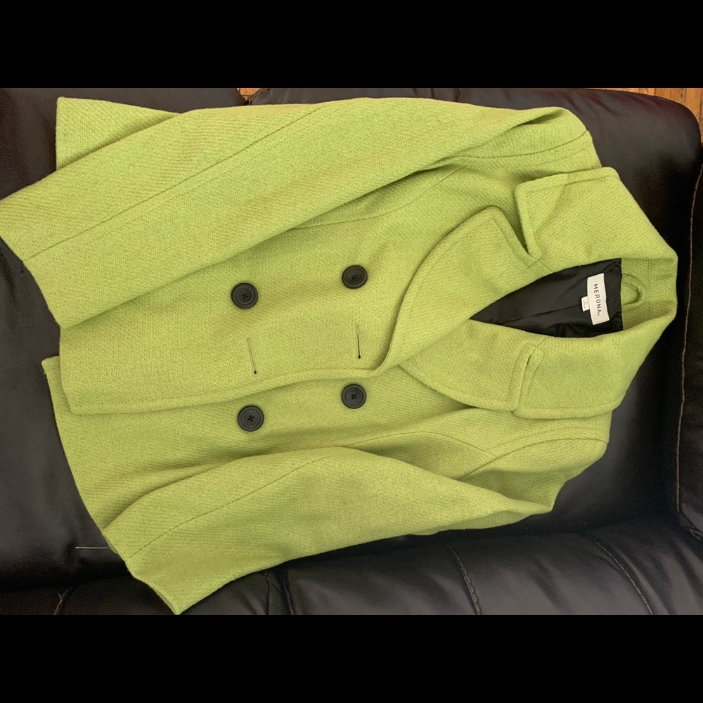 Lime Green Fall Coat